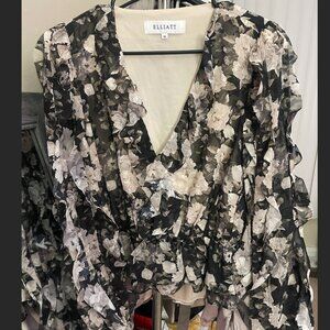 Elliatt- Floral peplum Top